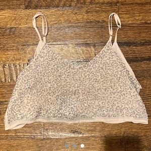 Forever 21 sequin crop top